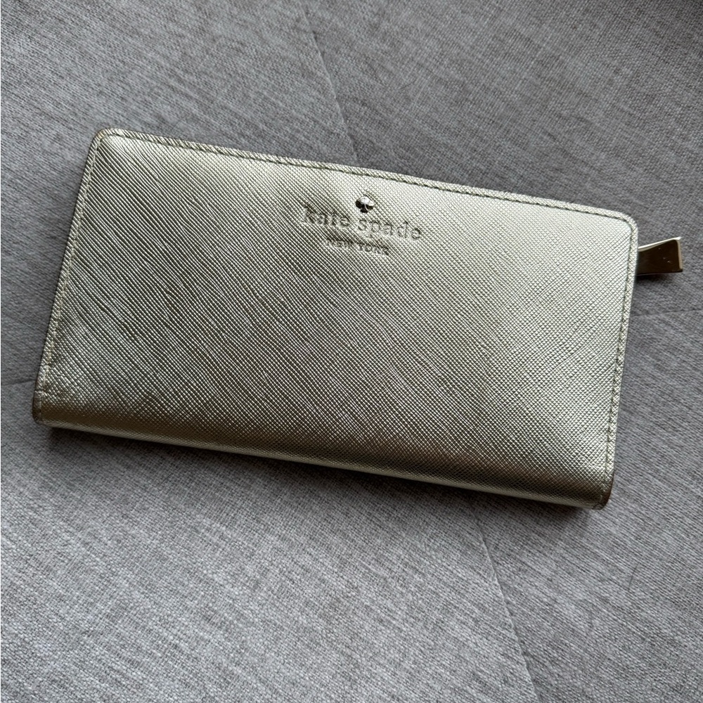 Kate Spade Metallic Gold Wallet
